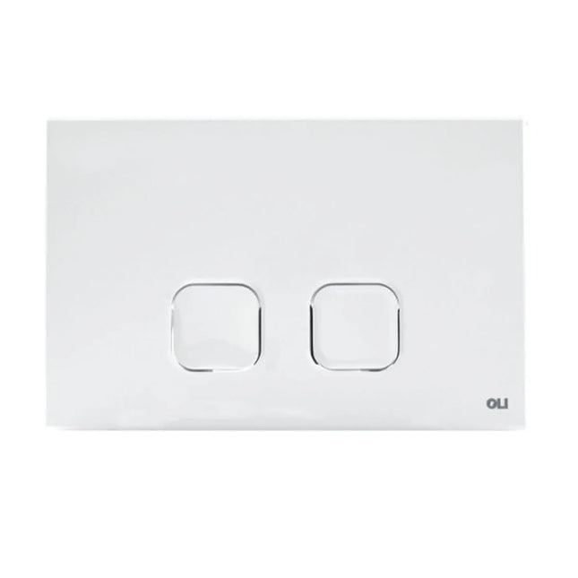 Oli - Placca Cromata Per Cassetta Oli74 - Modello: Plain Dual