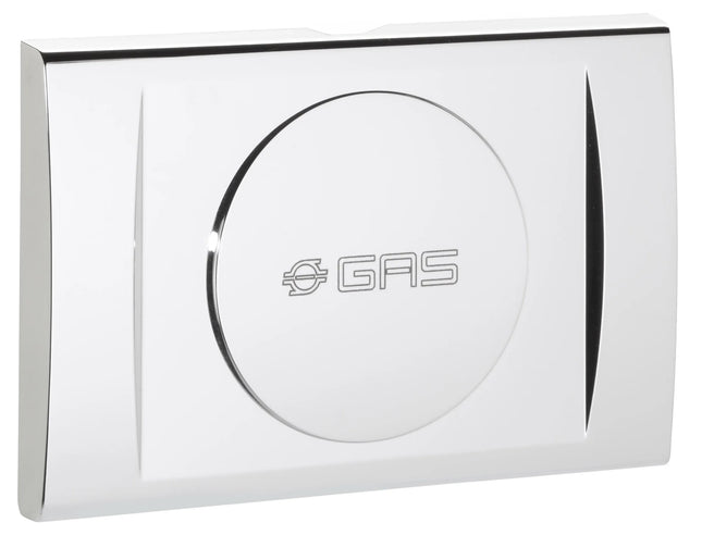 Fiv - Placca Cromo Per Box Intercettazione Con Valvola Gas In Cassetta Fiv 6192 (Solo Placca - Colore Cromo)