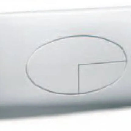 Placca Eco Con Telaio Pulsante Tondo Bianco