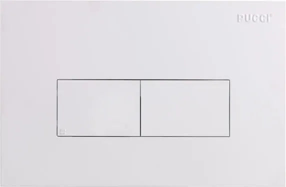 Pucciplast - Placca Eco 12 Mm Con Telaio + Sportello - Colore: Bianco