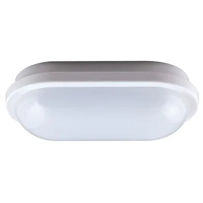 Plafoniera Led Ovale 15W 230V - Bianco Naturale - Colore: Bianco