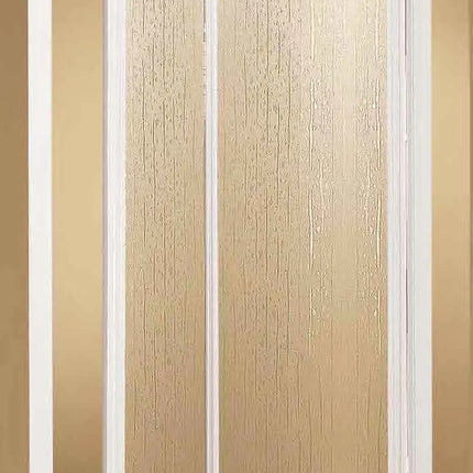 Porta A Soffietto 80-86 Cm In Acrilico Con Profilo Alluminio Bianco