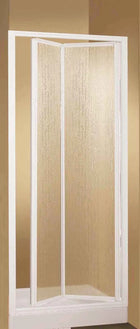 Porta A Soffietto 80-86 Cm In Acrilico Con Profilo Alluminio Bianco