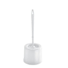 Gedy - Scopino con ciuffo in setole in resina termoplastica bianco serie Junior