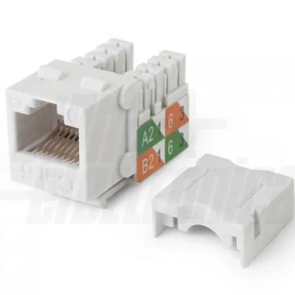 Presa Keystone 8P8C Rj45 Non Schermata - Cat.6 - Utp - Connessione 110 Idc