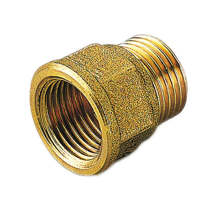 Prolunga Ridotta 1/2" Femmina - 3/8" Maschio Ottone Giallo