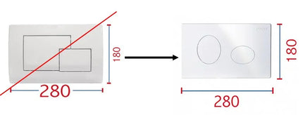 Pucci - Kit Sostituzione Da Placca 2013 A Placca Nuova 4,7 Mm Elisse - Colore: Bianco - Bianco