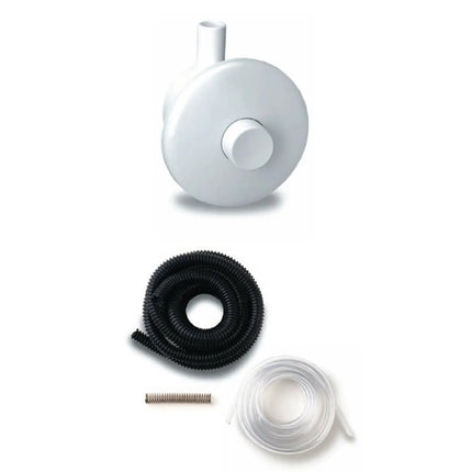Pucciplast - Pulsante Pneumatico A Parete - Montaggio: Incasso - Colore: Bianco