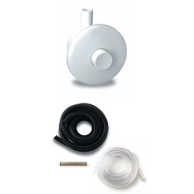 Pucciplast - Pulsante Pneumatico A Parete - Montaggio: Incasso - Colore: Bianco
