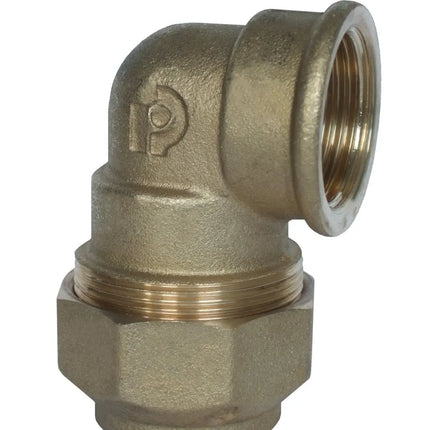 Gomito Femmina 11/2" Ø50 Ottone Polietilene