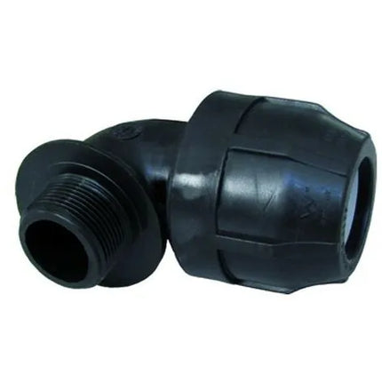 Gomito Maschio 3/4" Ø25 Plastica Polietilene