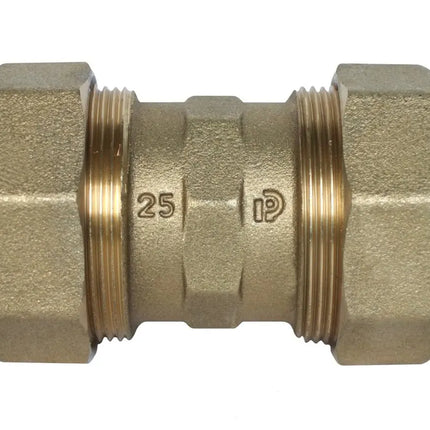 Niples Doppio Ø32 2 Dadi Ottone Polietilene