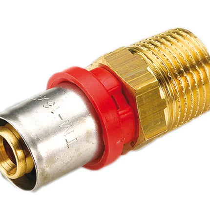 Raccordo Diritto/Niples Maschio 2" Ø63 Multistrato A Pressare