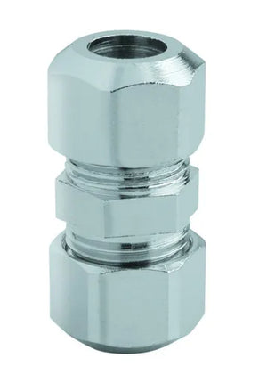 Niples 2 Dadi Ø10 3/8" Per Rame Cromato