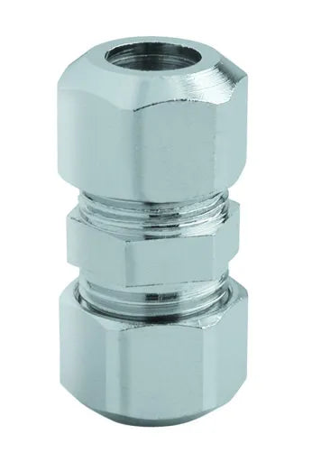 Niples 2 Dadi Ø12 3/8" Per Rame Cromato