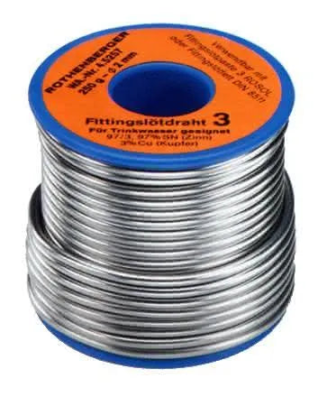 Rothenberger - Rotolo Di Stagno A Saldare Ø 3 Mm 250 Gr
