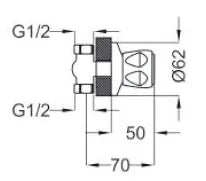 Teorema - Rubinetto Ad Incasso 1/2"