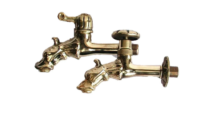 Rubinetto Artistico Bocca Di Leone - Con Manopola