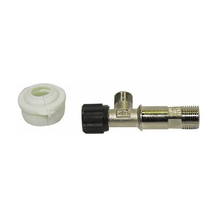Pucciplast - Rubinetto Ottone 1/2" Con Supporto In Polietilene