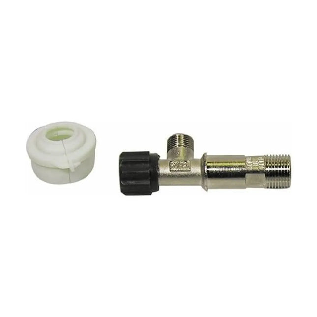 Pucciplast - Rubinetto Ottone 1/2" Con Supporto In Polietilene