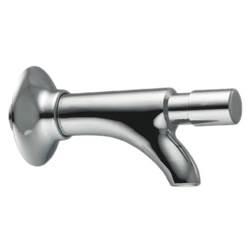 Porta&Bini - Rubinetto A Muro Con Pulsante - Colore: Ottone Giallo