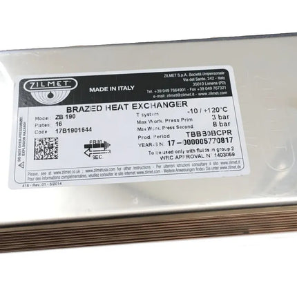 Zilmet - Scambiatore 16 Piastre - Caldaia: Vaillant