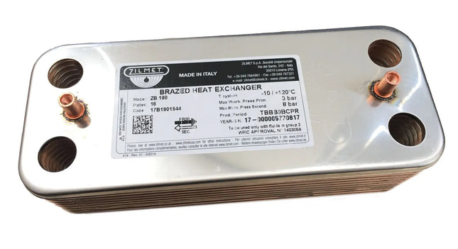 Zilmet - Scambiatore 16 Piastre - Caldaia: Vaillant