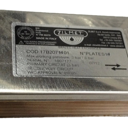 Zilmet - Scambiatore - Caldaia: Saunier Duval