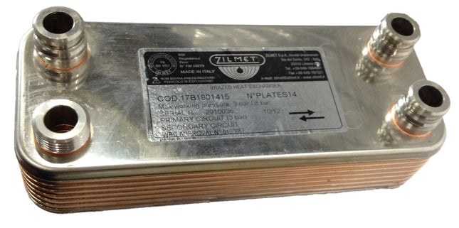 Zilmet - Scambiatore 14 Piastre - Caldaia: Vaillant