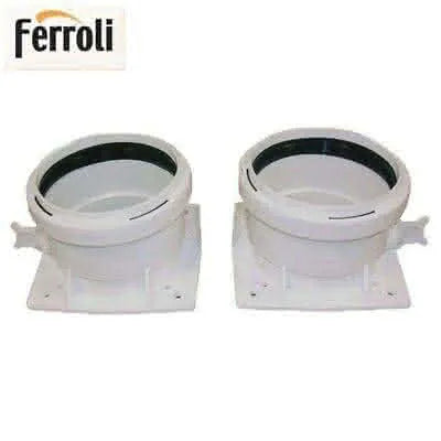Ferroli - Kit Partenza Sdoppiatore Per Condensazione Ø80 Con Ispezione - Articolo: 041039X0