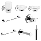 Gedy - Set Accessori Bagno Felce In Ottone