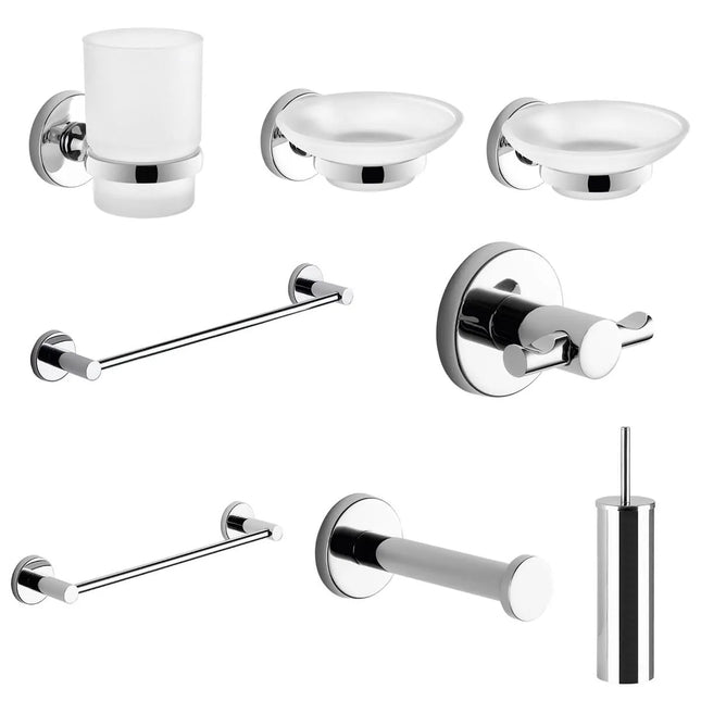 Gedy - Set Accessori Bagno Felce In Ottone