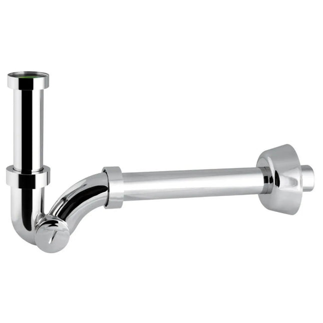 Sifone Ad Esse 11/4" Con Tappo Laterale E Senza Piletta - Luxor