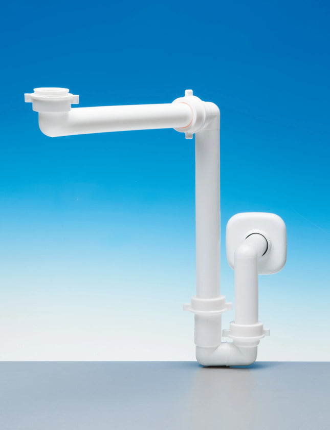 Lira - Sifone salvaspazio da 1" 1/4 Ø32/40 per lavabo - Articolo: A.1115.01