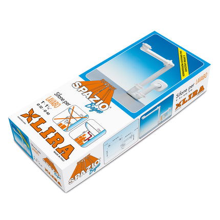 Lira - Sifone salvaspazio da 1" 1/4 Ø32/40 per lavabo - Articolo: A.1115.01