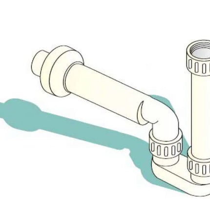 Sifone Centrico Polipropilene Per Bidet Ø40X1.1/4"