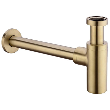 CGS - Sifone a vista da 1" 1/4 per lavabo - Colore: Bronzo