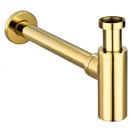 CGS - Sifone a vista da 1" 1/4 per lavabo - Colore: Oro