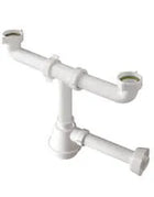 Bonomini - Sifone A 2 Via Ø40 Per Lavello Inox