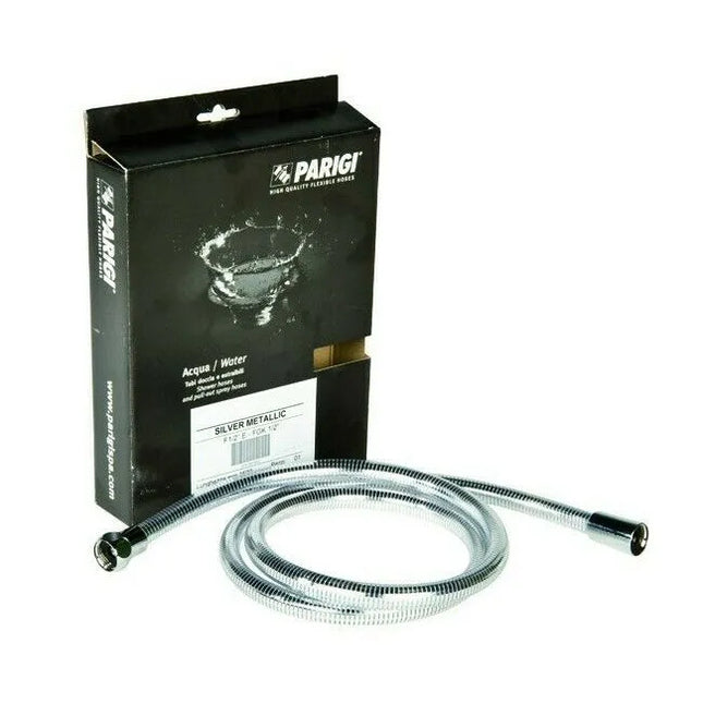 Neoperl Parigi - Silver Metallic Flessibile Doccia Mt 2 - Femmina Femmina 1/2"
