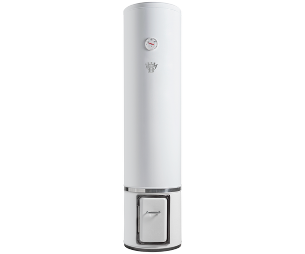 Scaldabagno Combinato Legna Ed Elettrico VDS 80 Lt - Bianco E Legno - Foto 2