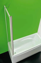 Forte - Parete Fissa 70-67 Per Box Maestro Vasca (Lato Con Magnete) - Vetro In Acrilico Opaco - Serie Skipper - Articolo: Bs310