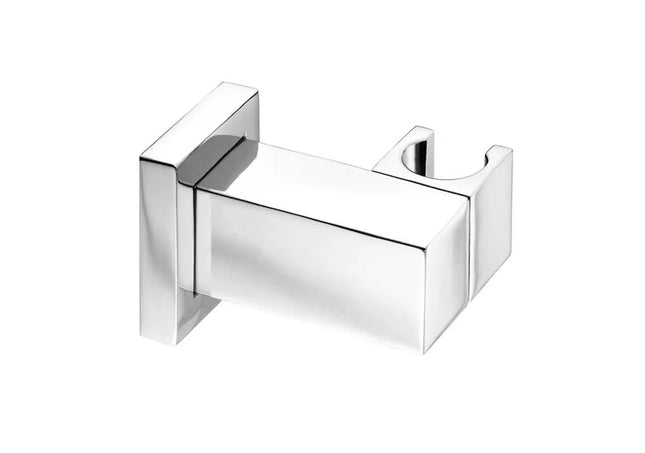 Bossini - Supporto Doccia Quadro Orientabile Con Rosone In Ottone Cromato