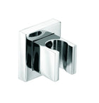 Bossini - Supporto Doccia Quadro Fisso Con Rosone In Ottone Cromato