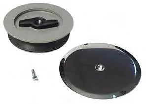 Tappo Ø100 In Pvc Completo Di Piattella E Vite