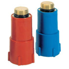 Tappo Prova Impianti Con Filettatura In Ottone - Colore: Blu