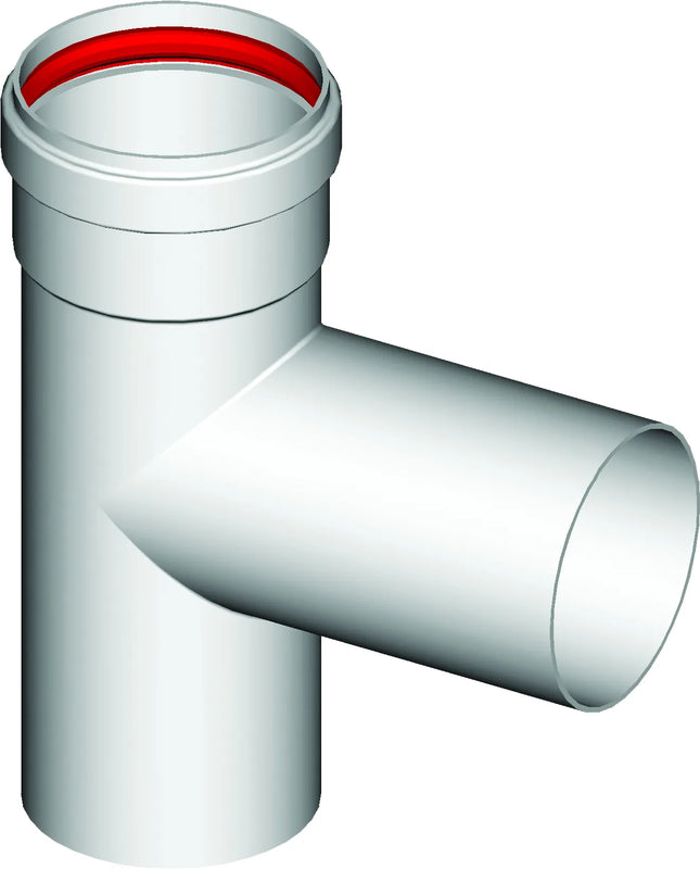 Ati - Tee Ø80 In Alluminio Per Caldaia Camera Stagna