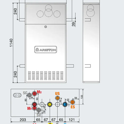 Ariston - Telaio Incasso Per Caldaia - Articolo: 3318397