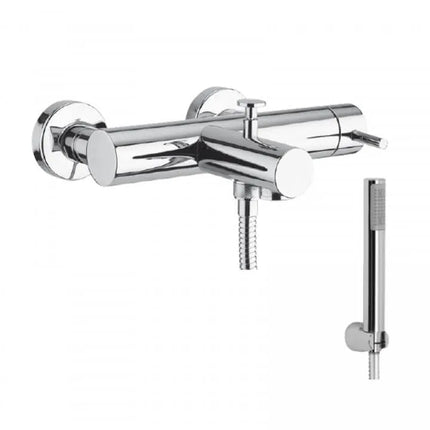 Teorema - Miscelatore Esterno Per Vasca Con Doccetta Serie Jabil Colore Cromo