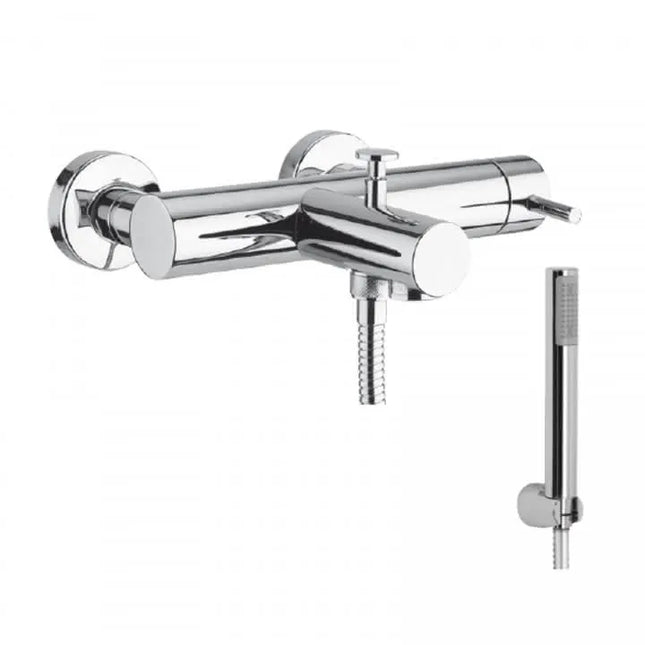 Teorema - Miscelatore Esterno Per Vasca Con Doccetta Serie Jabil Colore Cromo